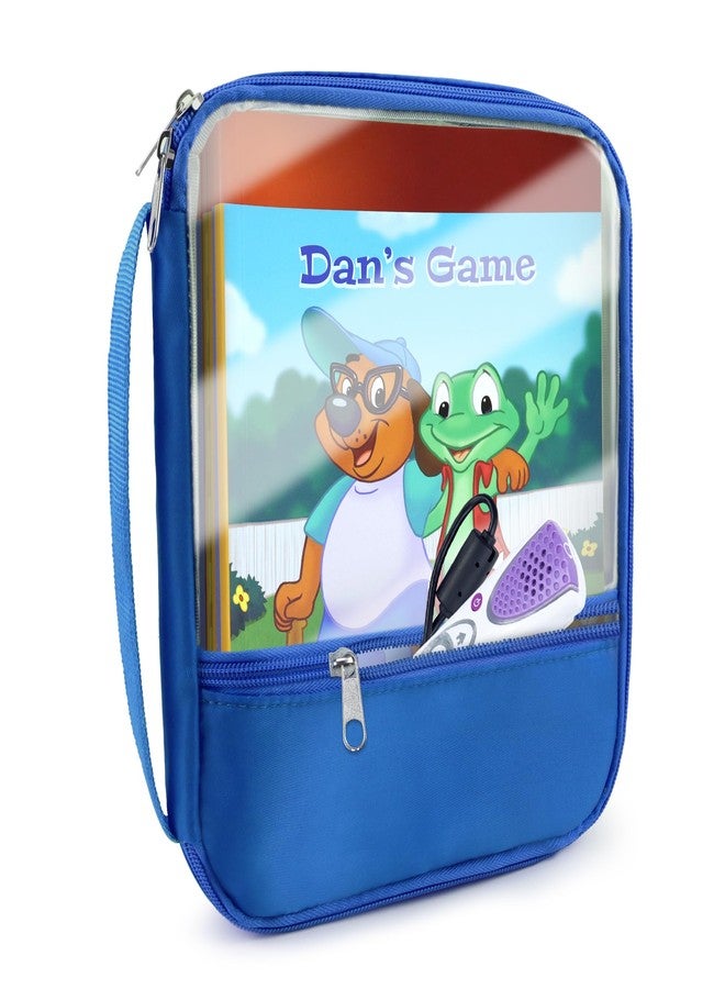 Annmore Carrying Case Compatible with Leapfrog LeapReader System Learn-to-Read 10 Book Mega Pack, Blue - Image 3